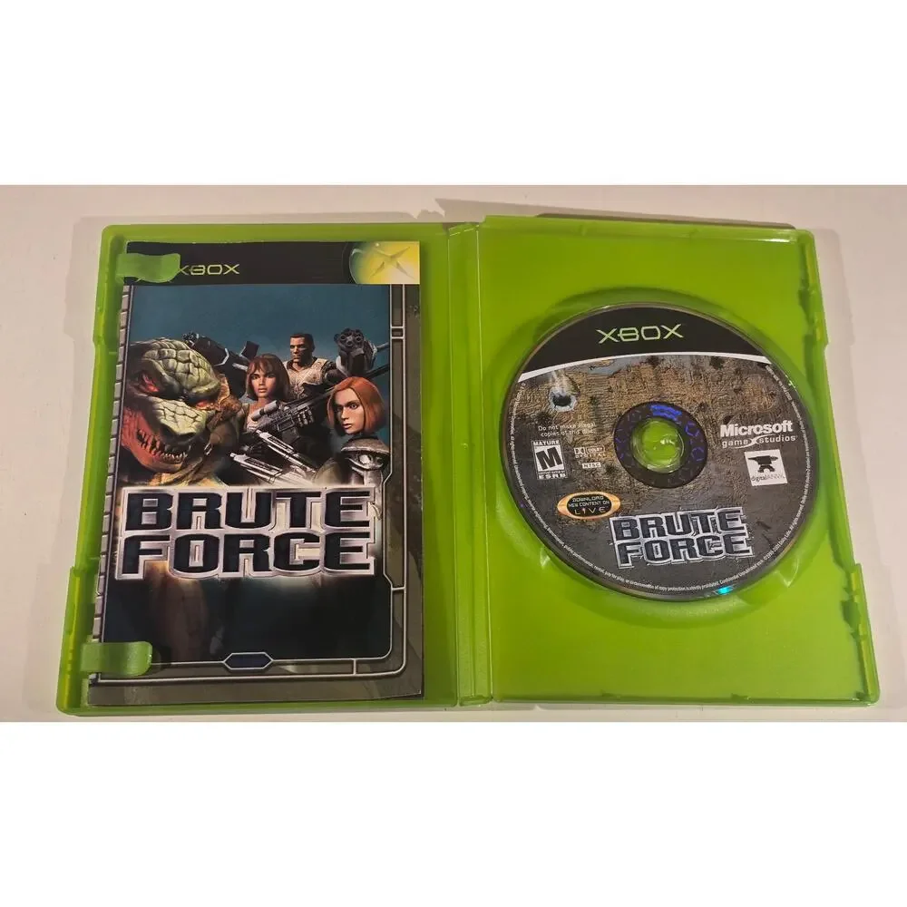 Brute Force Original Xbox Game Complete CIB Microsoft Game Studios